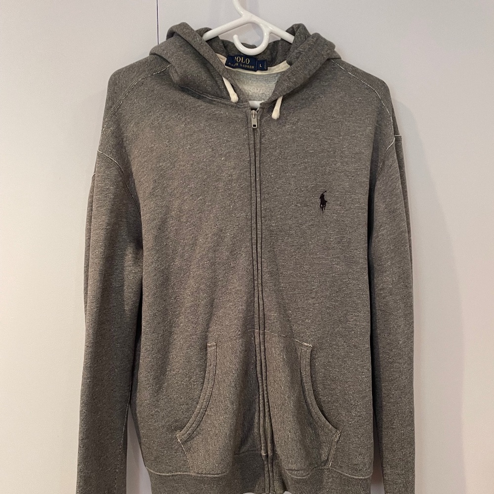Polo Zip-up Sweatshirt